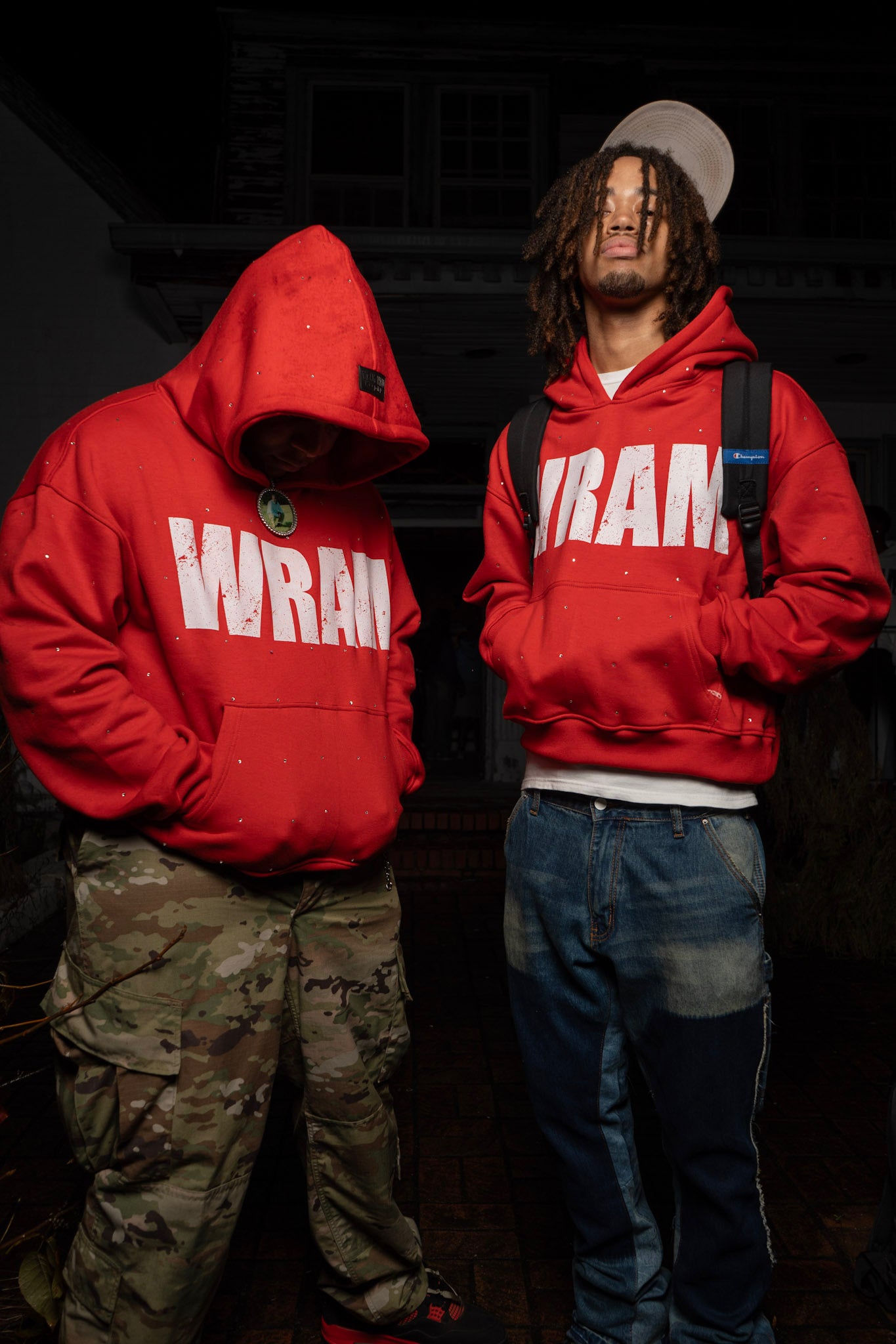 WRAM RHINESTONE HOODIE